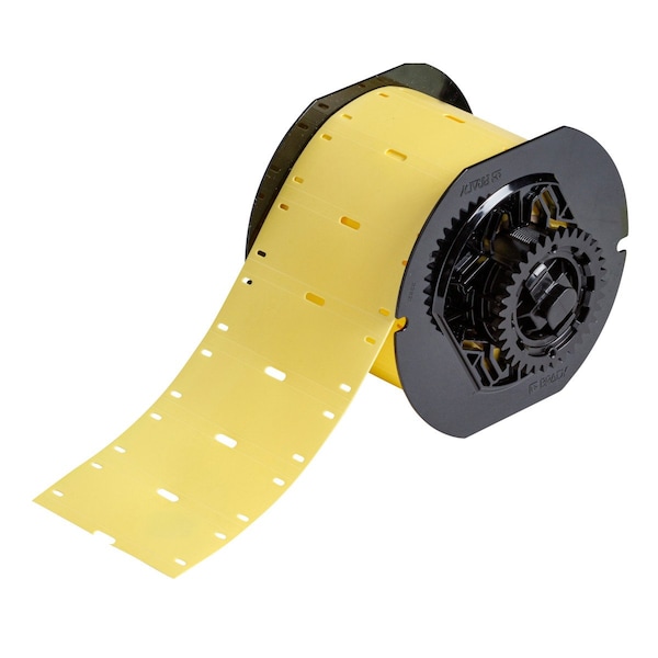 Cable Tags 0.98in H x 2.95in W Thermoplastic Polyether Polyurethane Yellow 250/RL